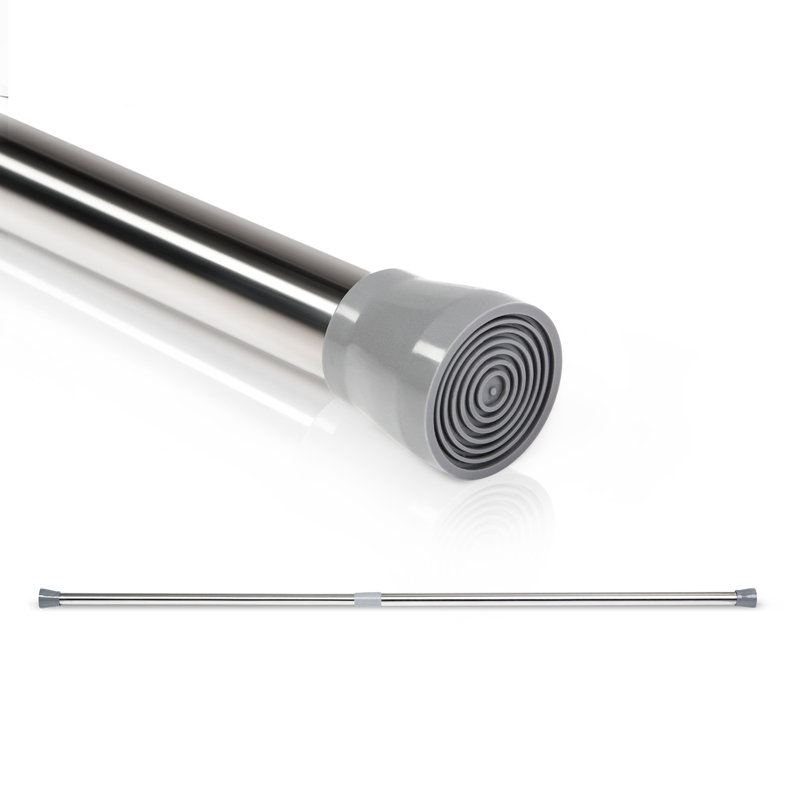 70cm Straight Fixed Shower Curtain Pole