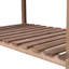 Support de jardinière surélevée en bois avec jardinière surélevée 8 poches avec table d'appoint pliable et tablette de rangement pour herbes / légumes-481255552