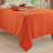 Polyester Table Cover | Washable Fabric | Wrinkle Resistant | Tablecloth For Banquets, Weddings, Parties And More, 108", Black-1724286467-1619667095