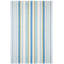 Daphne Stripe French Blue Handwoven Cotton Rug-666080419
