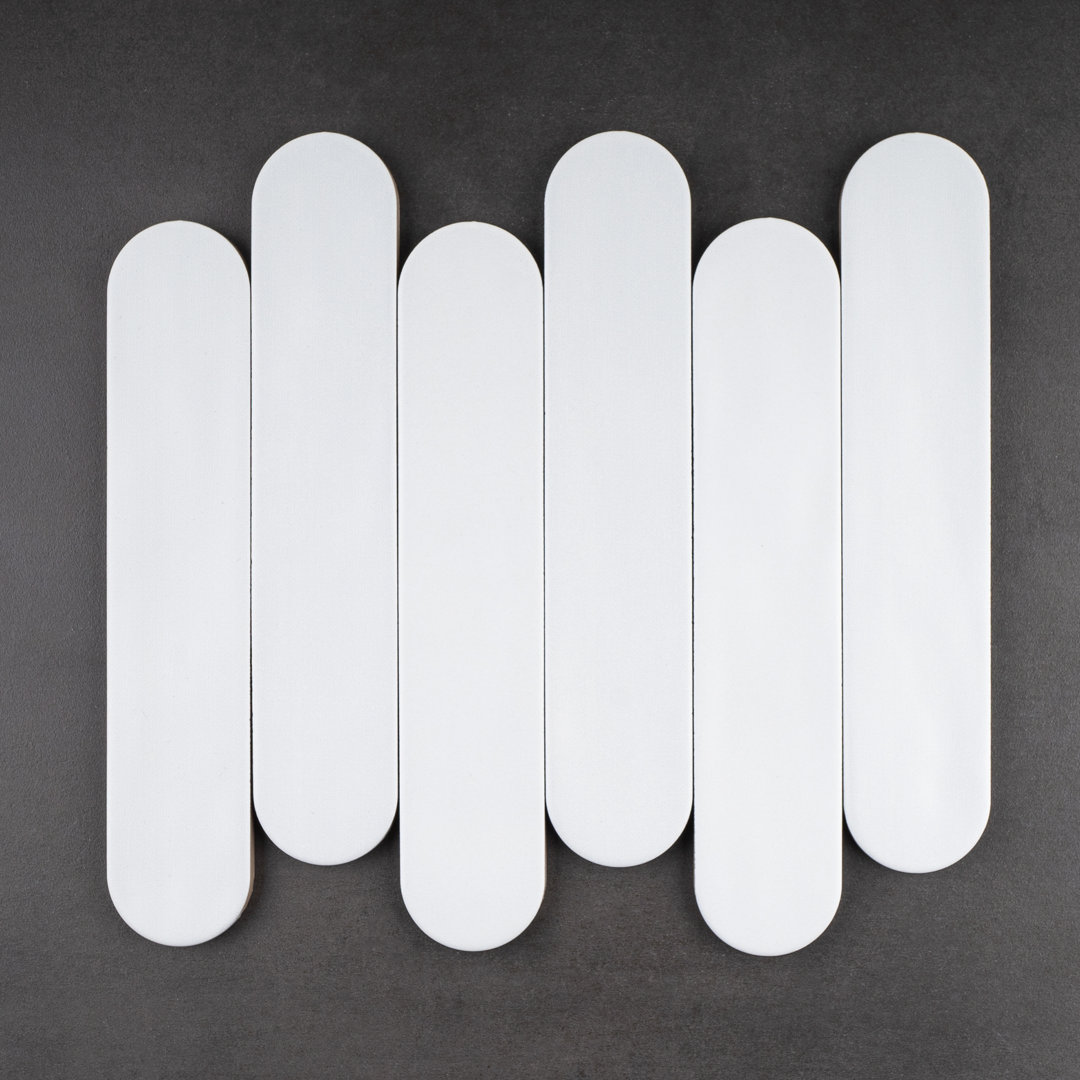 Metropolitan 1.97 in. X 9.85 in. Polished Ceramic Subway Wall Tile (7.21 sq. ft./Case) Supreme Tile 