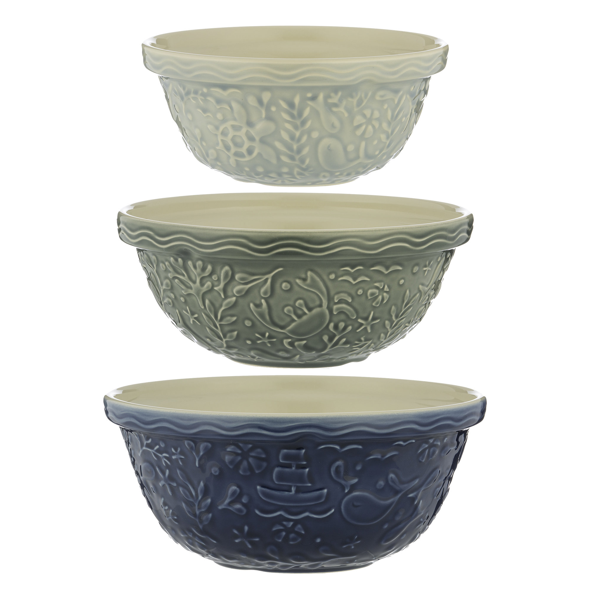 Mason Cash Nautical Mixing Bowl Set of 3 & Reviews | Wayfair