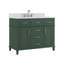 Meuble-lavabo simple autoportant de 42 po avec plateau en pierre reconstituée Abramowitz-878705702-985264139