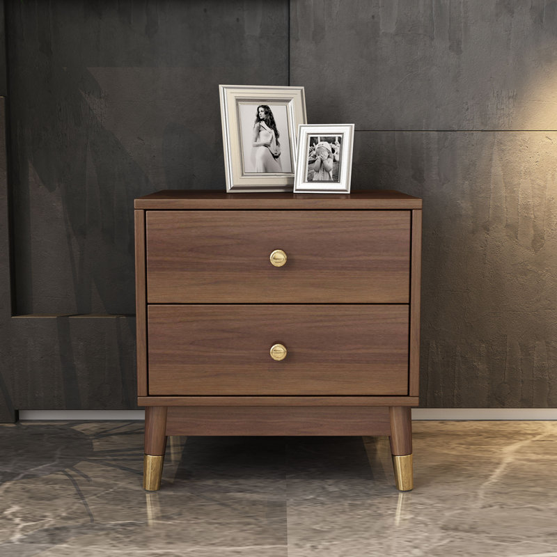 Dierdre 19.7'' W Nightstand, Red