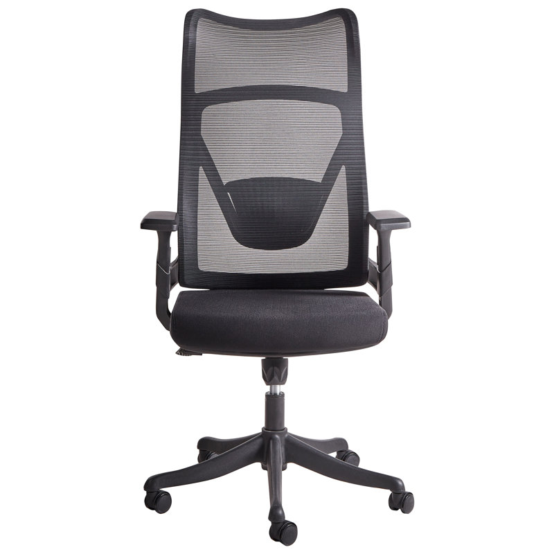 Office Chair Swivel BARD Fabric, Black, Black