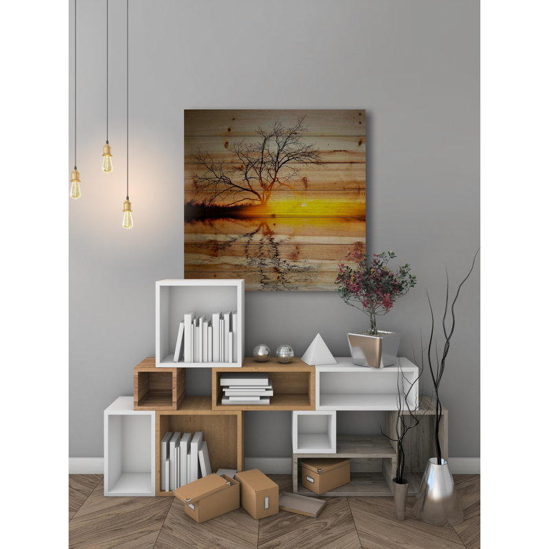 «Killaloe» par Parvez Taj - reproduction de photo sur bois, L 48 po x l 48 po x P 1,5 po