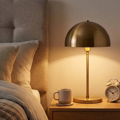 Lumiere 19" Modern Dome Table Lamp