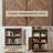 Hawthorne 71.9''Tall Bookcase with Storage Cabinet