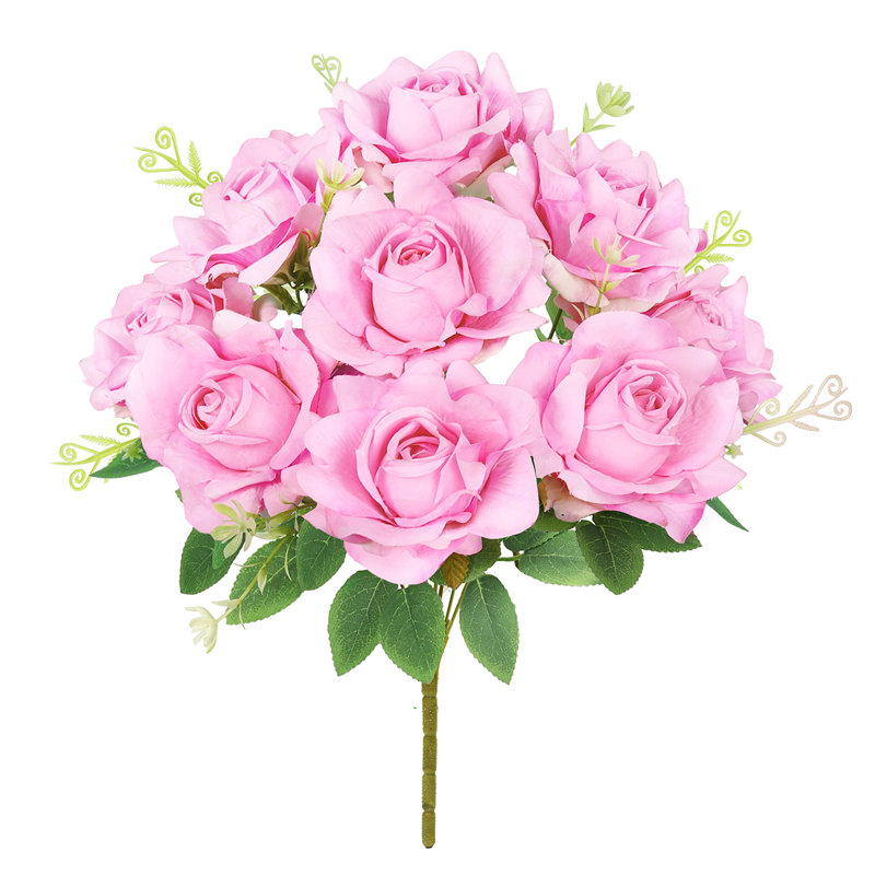 Bouquet de tiges de roses artificielles gardénia, Rose