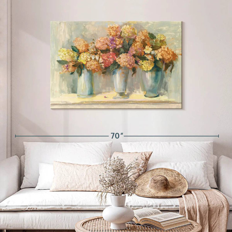 Bouquets d'hortensias d'automne Harnek, H 30 po x l 45 po