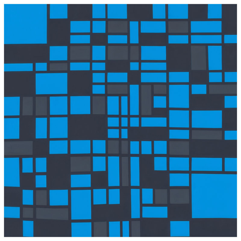 Housses de couette rectangulaires bleues, Lit simple