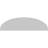 36"W x 10"H x 2"P Elliptical Sunburst Architectural Grade PVC Pediment-41863088