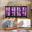 Eyisean 59" LED Curio Cabinet with 7 Color Lights, Vintage Glass Display Case with Glass Doors, Smartphone-Controlled, Short Wooden China Cabinet with Adjustable Shelves for Living Room, Entryway-1298126220
