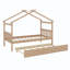 Lit en bois avec couchette-536255767