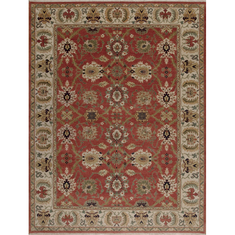 Mahal Hand Knotted Wool Area Rug