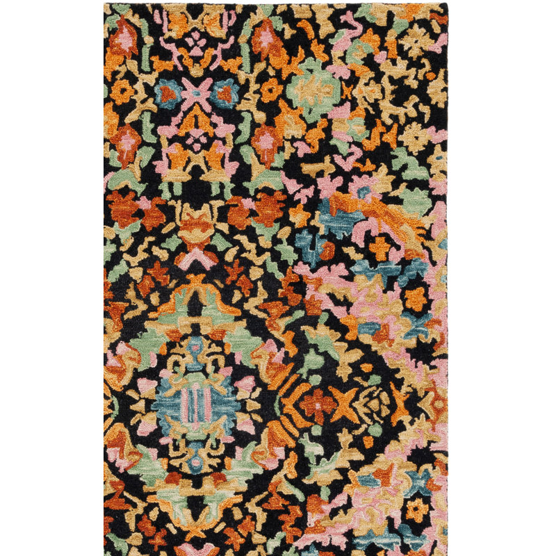 Hand Tufted Wool;Cotton Abstract Indoor Rug, Rectangle 6' x 9'