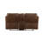 Brown Leather-Gel Match Recliner Loveseat
