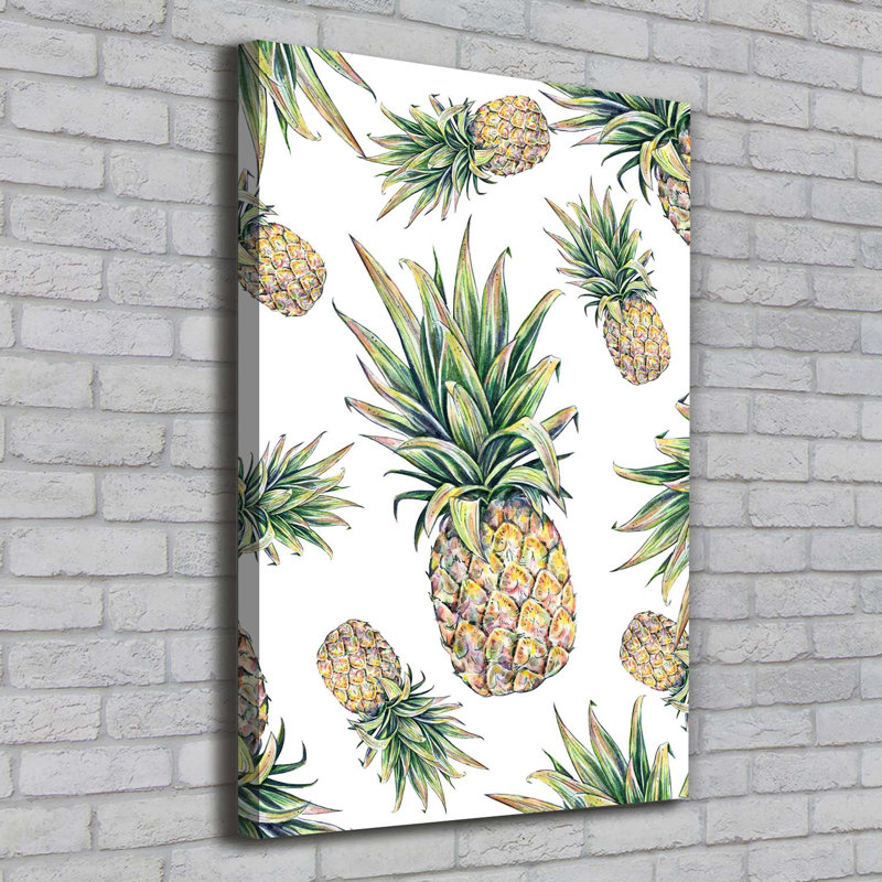 Pineapples - Wrapped Canvas Print