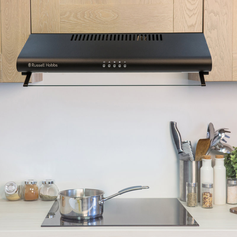 Russell Hobbs Rhvsrch602b-m 60cm Wide Black Steel Visor Cooker Hood