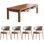 4 - Person Solid Wood Top Four Leg Base Dining Set