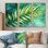 «Green Tropical Safari Palms IV», ensemble de 3 palmiers