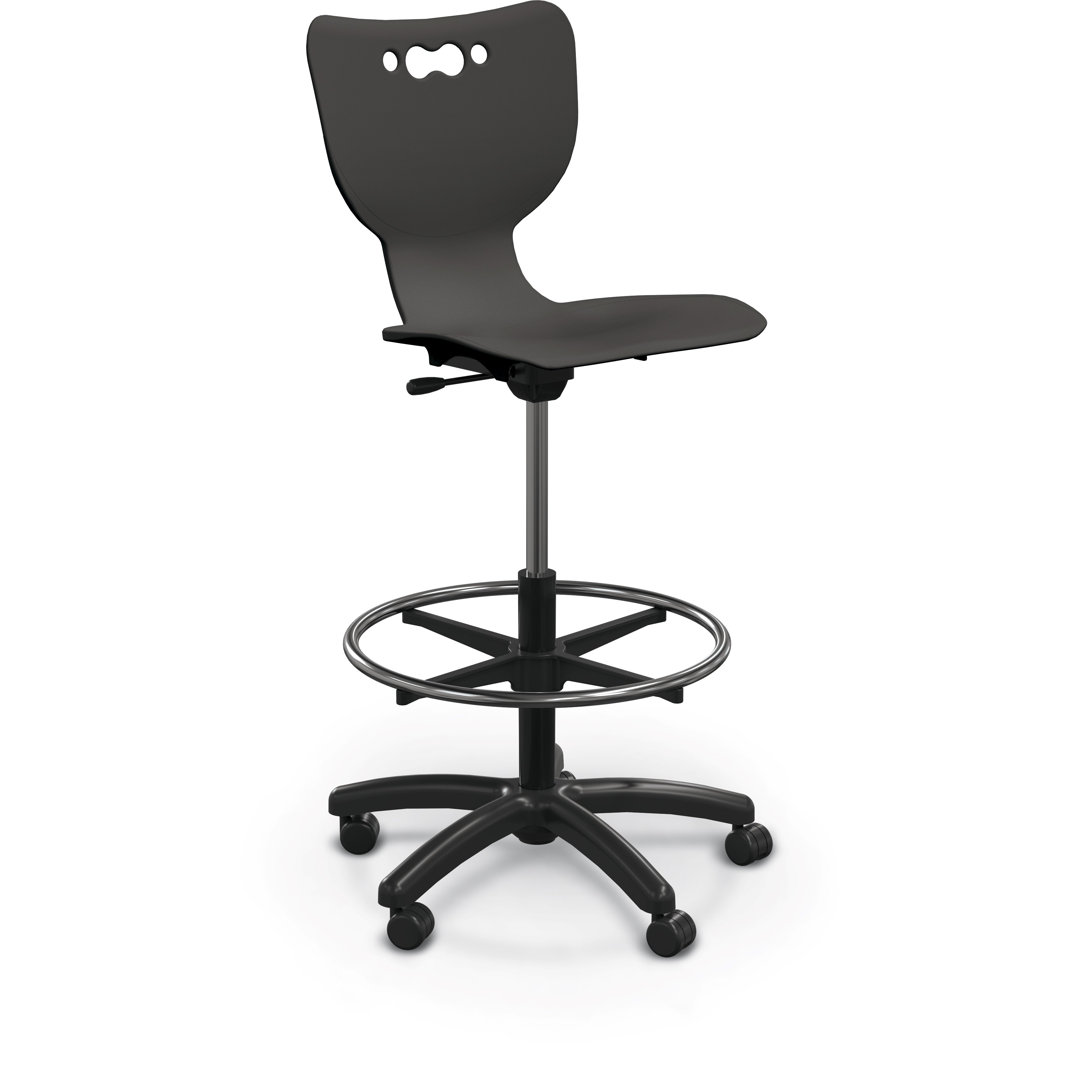 Hierarchy Classroom Stool with Wheels MooreCo Seat