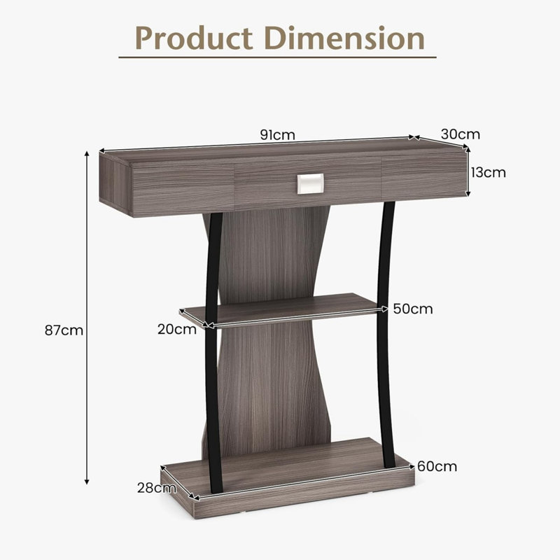 91cm Console Table