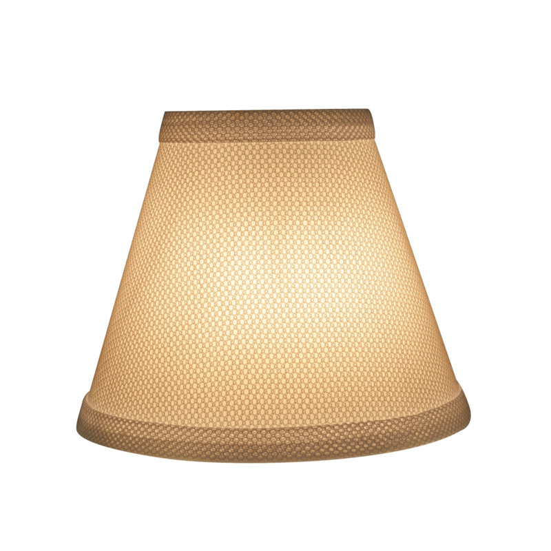 White Network Fabric Empire Chandelier Lamp Shades, Set of 5