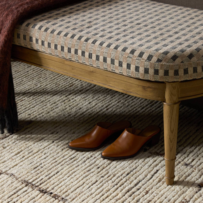 Moya Solid Wood Bench, Firefinch Fawn