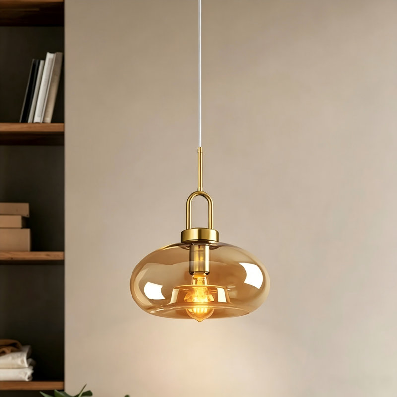 Luminaires suspendus Figen pour îlot de cuisine Champagne