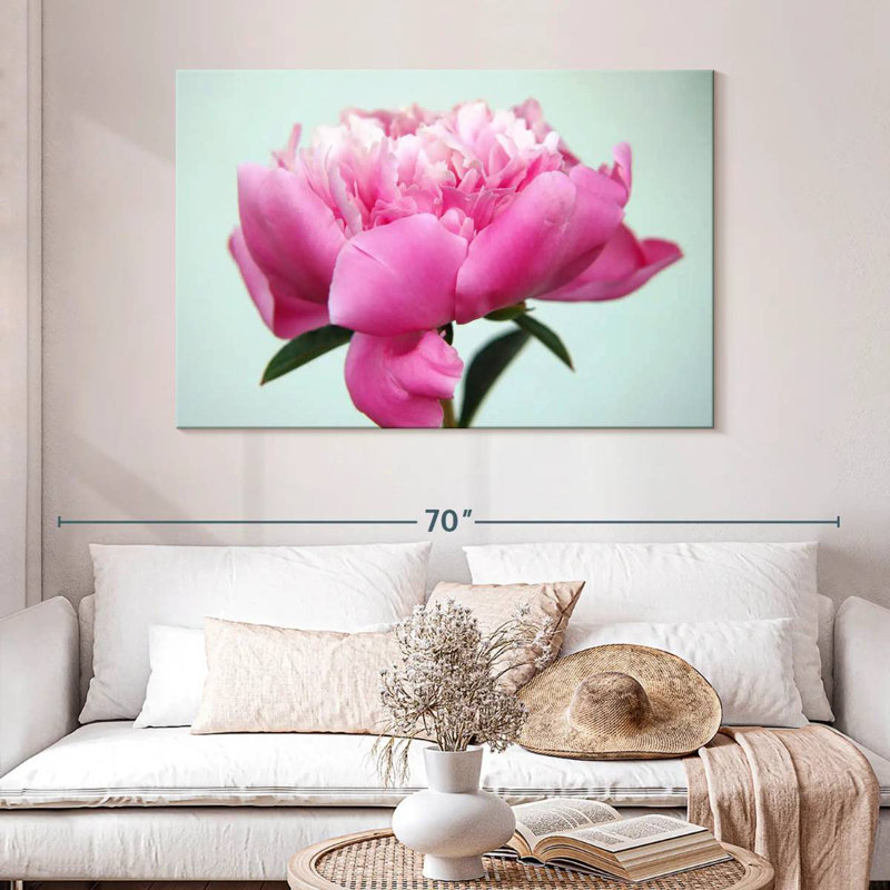 Fleur de pivoine Harnek, H 32 po x l 48 po