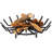 Round Fire Grate Log Grate 16 Bars