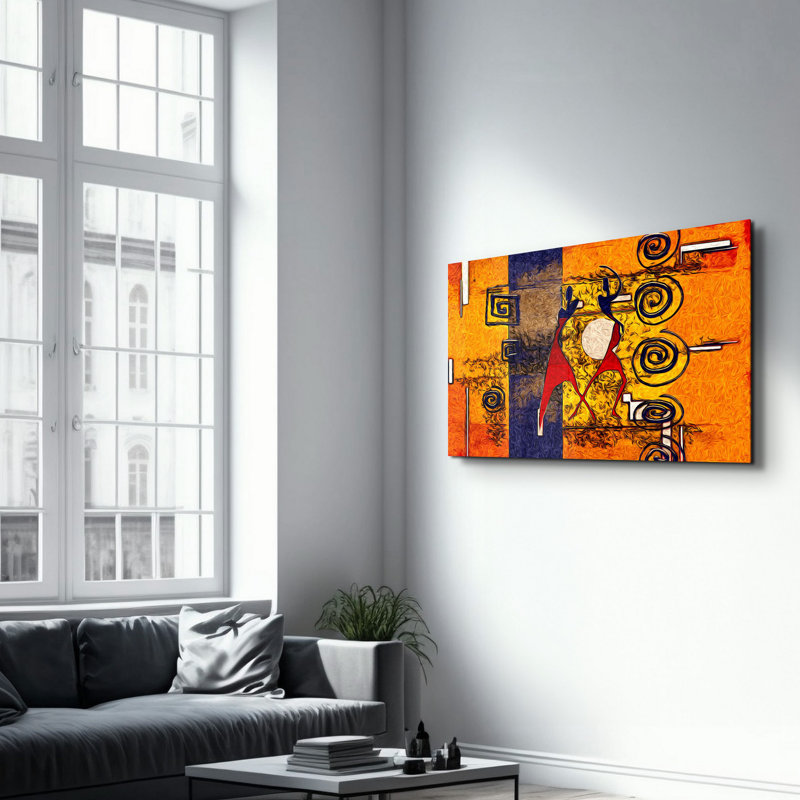 Peinture élégante en verre trempé de 27,6 po x 43,3 po | 100% verre trempé, épaisseur: 0,16 pouce | Œuvre imprimée UV, parfaite pour la décoration intérieure et les intérieurs modernes, des visuels époustouflants pour toute pièce