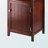 Dominguez 2-Section Cupboard With Open Shelf Cabinet in Walnut, 47.18'' H X 17.11'' W X 15.55'' D