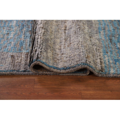 Tapis de couloir oriental en laine marocain en laine noué à la main 3 x 10