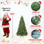 Arbre de Noël en PVC pré-éclairé avec 300 lumières UL, 779 pointes, fil de mémoire à dépliage automatique, assemblage facile avec support en métal stable - arbre de Noël artificiel complet