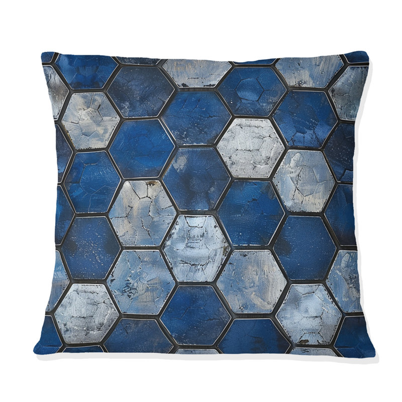 Coussin décoratif Glam Hexagon III - Glam, H 18 po x H 18 po