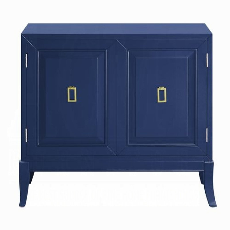 Console Mahal, table d'entrée, table d'entrée avec cadre en bois 36 po Mahal, Bleu