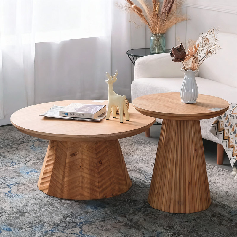 Ensemble de tables basses Modern Modern Burlywood