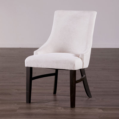 22" W Transitional Arm Chair (2/CTN), Black/Beige