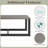 Naresa Rectangular Steel Outdoor Coffee Table , 47 " W 26 " D-444615774