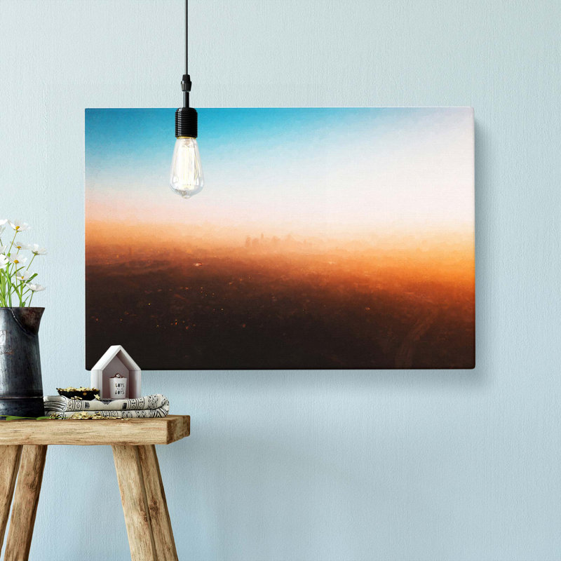 The Downtown Los Angeles Skyline - Wrapped Canvas, 40cm H x 60cm W x 3cm D