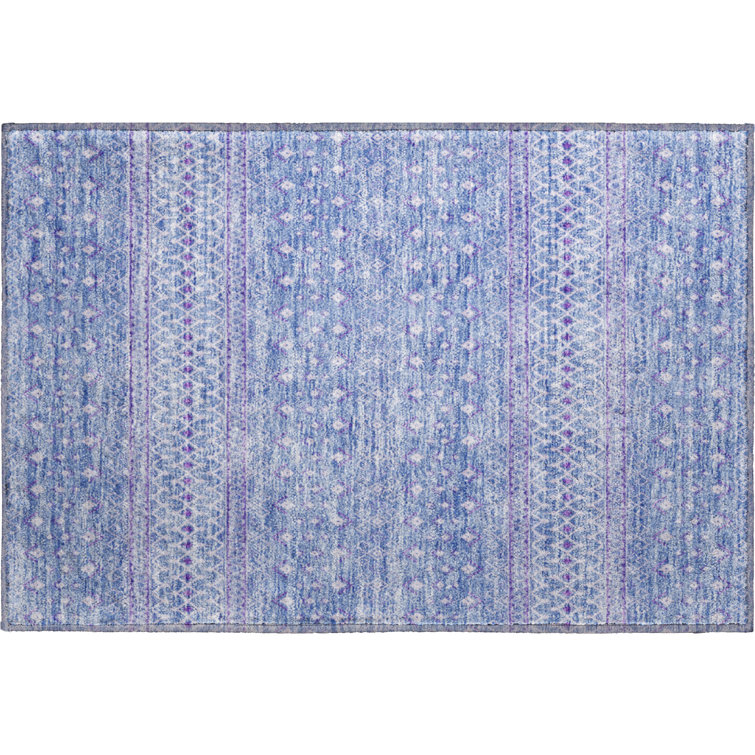 Premium Machine Washable Prisco Sky Rug
