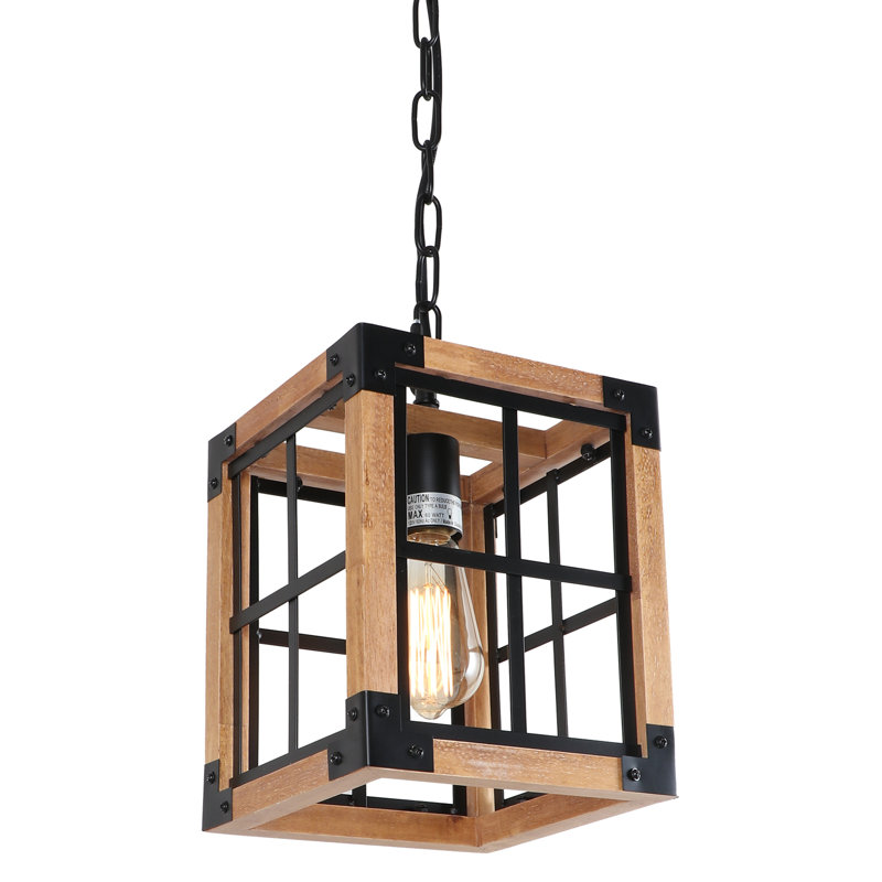 Luminaire suspendu 1 lumière DEL avec détails