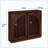 Mid Century Modern Fluted Sideboard Cabinet With 2 Outlet Holes, Buffet Cabinet With Storage, Narrow Side Cabinet For Living Room Entryway Hallway Kitchen Coffee Bar-1634255645