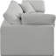 Canapé modulaire en lin de 119 po Hisamuddin-98539068