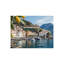 Amalfi Coast Landscape, cadre en bois encastré, 16 po x 20 po