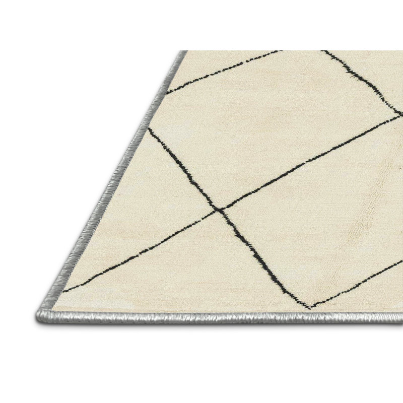 Geometric Indoor Rug, Rectangle 2' x 3'