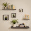 Harbour Housewares - Modern Floating Wall Shelf-79460175-79460178