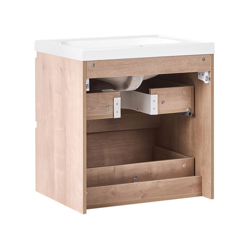 Single Bathroom Vanity with Basin, 60 cm